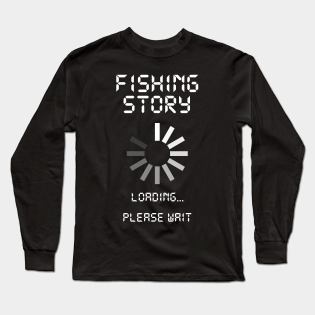 fishing Long Sleeve T-Shirt by CurlyDesigns